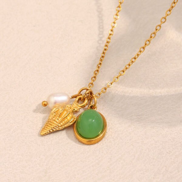 Sea Conch Pendant Necklace - 图片 3