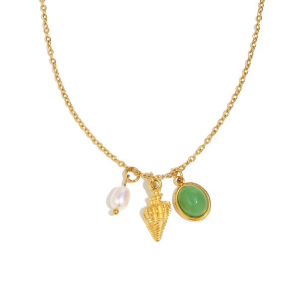Sea Conch Pendant Necklace - 图片 2