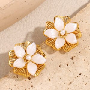 Flower Stud Earrings