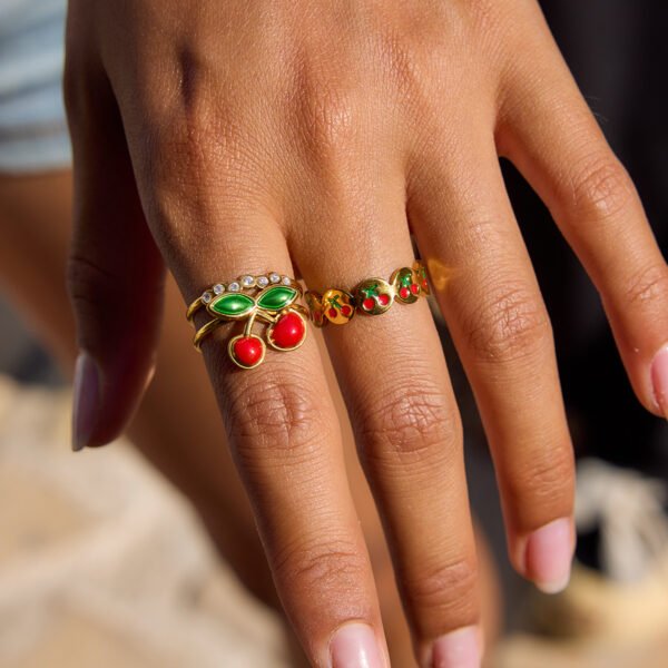 Waterproof Cherry Ring - 图片 3