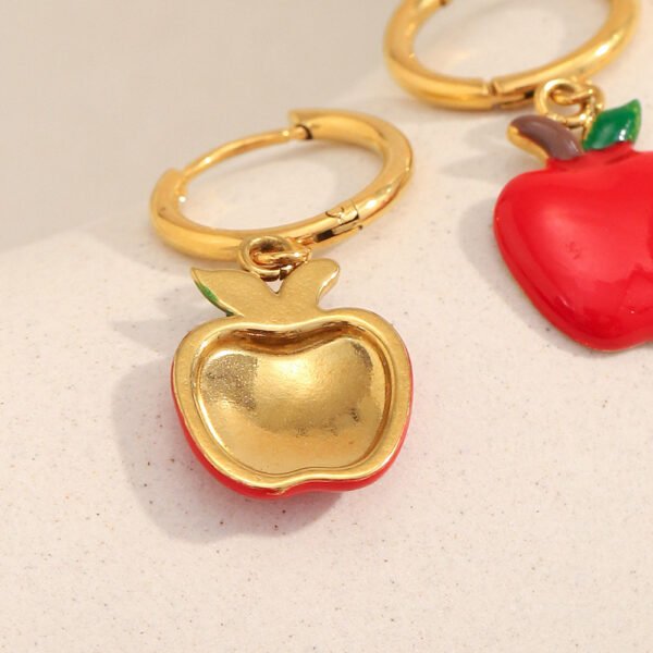 Fruit Hoop Earrings - 图片 3