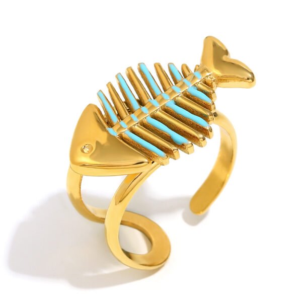 Waterproof Starfish Adjustable Ring - 图片 4